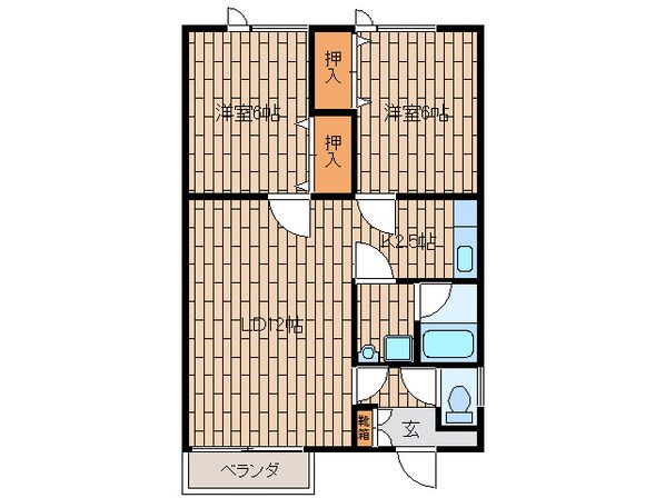 パンジーⅢの物件間取画像